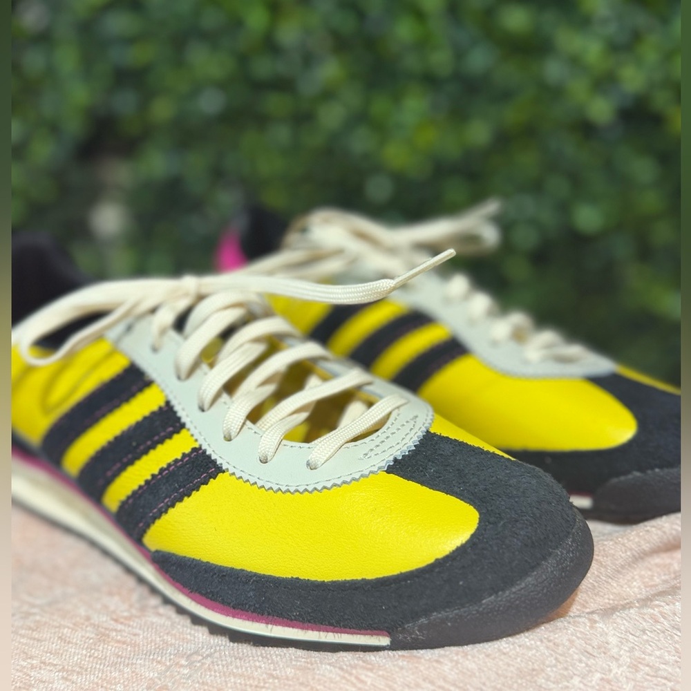 Adidas SL 72 RS Navy Blue and Yellow Athletic Shoes